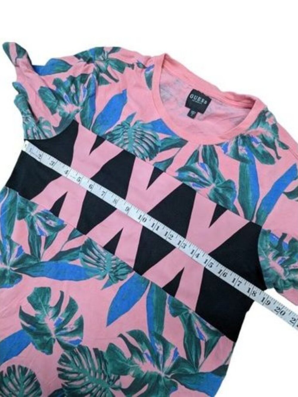 Guess Los Angeles Pink Palm Tree XXX Miami Vice T-shirt Men's Tee Top Size S - Picture 6 of 10